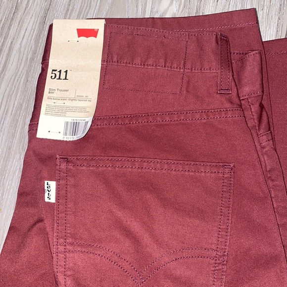 NWT Levi’s 511™ SLIM FIT PERFORMANCE TROUSER PANTS - Picture 3 of 6